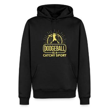 Dodgeball Spieler Geschenk Ballspiele Dodgeball - Männer Premium Bio Hoodie - Schwarz - Vorne - Nico (187cm)