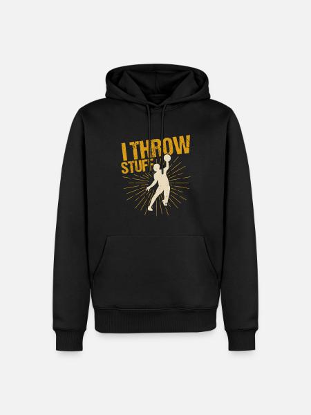 Dodgeball Spieler Geschenk Ballspiele Dodgeball - Männer Premium Bio Hoodie - Schwarz