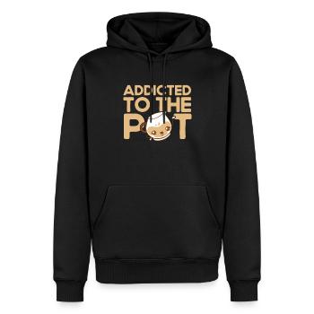 Barista Geschenkidee Coffee Lover Coffee Brewing - Männer Premium Bio Hoodie - Schwarz - Vorne - Nico (187cm)