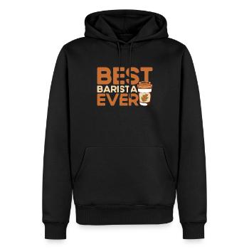 Barista Geschenkidee Coffee Lover Coffee Brewing - Männer Premium Bio Hoodie - Schwarz - Vorne - Nico (187cm)