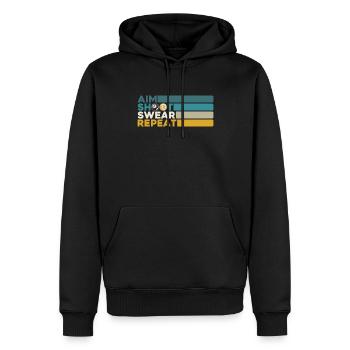 Billard Geschenkidee Billardspieler Pool Snooker - Männer Premium Bio Hoodie - Schwarz - Vorne - Nico (187cm)