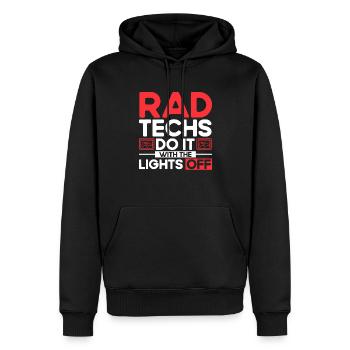 Radiology Radiologist Radiology Technician - Men’s Premium Organic Hoodie - black - Front - Nico (187cm)