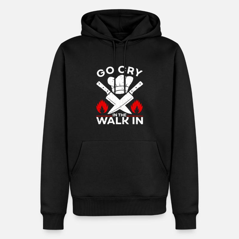 Drôle de chef cadeau - Sweat à capuche Premium bio Homme - noir