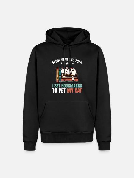 Lehrer Für Bibliothekar - Männer Premium Bio Hoodie - Schwarz