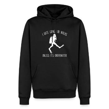 Gerätetauchen Scuba Diving - Männer Premium Bio Hoodie - Schwarz - Vorne - Nico (187cm)