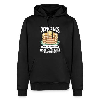 Pfannkuchen Food Lover Best Pancake Maker - Männer Premium Bio Hoodie - Schwarz - Vorne - Nico (187cm)