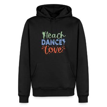 Tänzer Tanzlehrer - Männer Premium Bio Hoodie - Schwarz - Vorne - Nico (187cm)