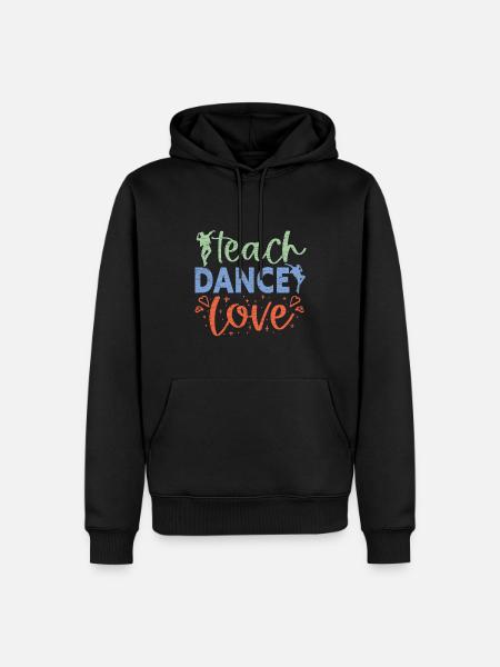 Tänzer Tanzlehrer - Männer Premium Bio Hoodie - Schwarz