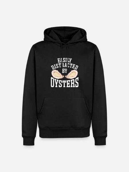 Seafood lover gift seafood - Men’s Premium Organic Hoodie - black