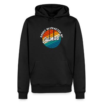 Meeresfrüchte Liebhaber Geschenk Meeresfrüchte - Männer Premium Bio Hoodie - Schwarz - Vorne - Nico (187cm)
