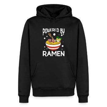 Ramen Noodle Soup Japanese Kawaii Gift Ramen - Men’s Premium Organic Hoodie - black - Front - Nico (187cm)