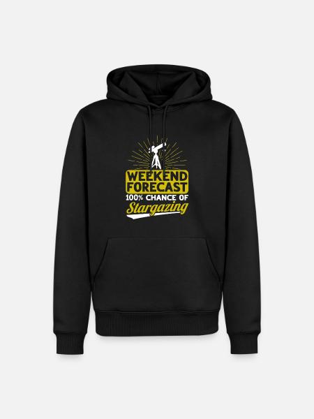 Stargazer Poison Cosmology Stargazing - Men’s Premium Organic Hoodie - black