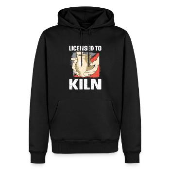 Ceramic Oven Cermaicist Ceramic Clay Oven Pot - Men’s Premium Organic Hoodie - black - Front - Nico (187cm)