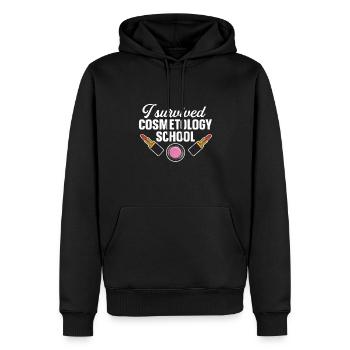 Kosmetologie Geschenk Kosmetikerin - Männer Premium Bio Hoodie - Schwarz - Vorne - Nico (187cm)