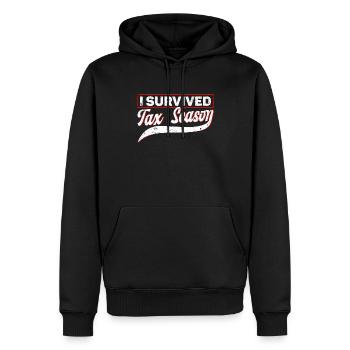 Steuersaison Cpa Buchhalter Geschenk Steuertag - Männer Premium Bio Hoodie - Schwarz - Vorne - Nico (187cm)