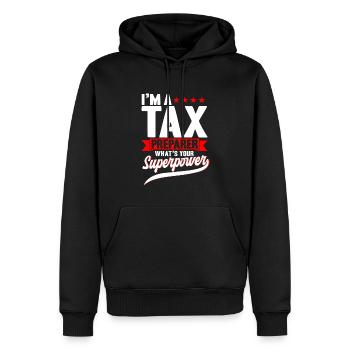 Steuersaison Cpa Buchhalter Geschenk Steuertag - Männer Premium Bio Hoodie - Schwarz - Vorne - Nico (187cm)