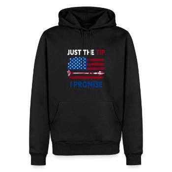 Bogenschießen Bogensport Geschenk - Männer Premium Bio Hoodie - Schwarz - Vorne - Nico (187cm)