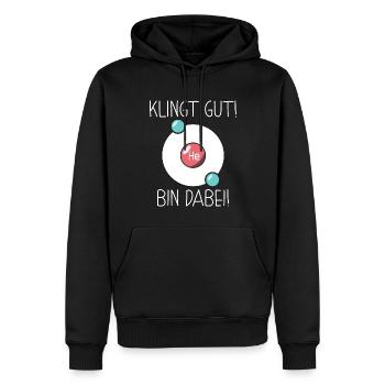 Chemielaborant Chemiker MTLA - Männer Premium Bio Hoodie - Schwarz - Vorne - Nico (187cm)