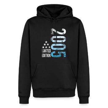 2005 Limited Edition 18. Geburtstag Outfit deko - Männer Premium Bio Hoodie - Schwarz - Vorne - Nico (187cm)