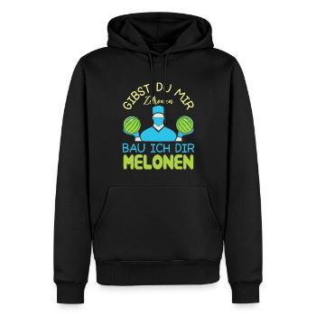 Chirurg Medizinstudenten Medizin Humor - Männer Premium Bio Hoodie - Schwarz - Vorne - Nico (187cm)