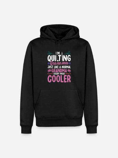 Quilting Gift Sewing Knitting Quilter - Men’s Premium Organic Hoodie - black
