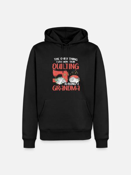 Quilting Gift Sewing Knitting Quilter - Men’s Premium Organic Hoodie - black