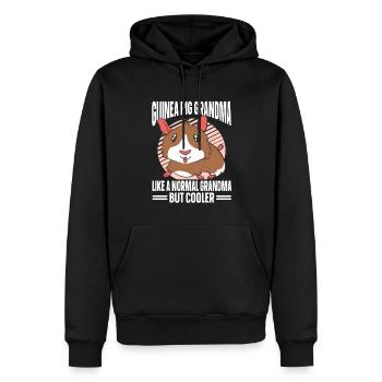 Meerschweinchen Geschenk Haustier Meerschweinchen - Männer Premium Bio Hoodie - Schwarz - Vorne - Nico (187cm)