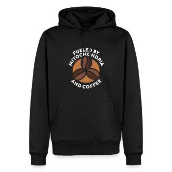 Biologiste Cadeau Biologie - Sweat à capuche Premium bio Homme - noir - Devant - Nico (187cm)