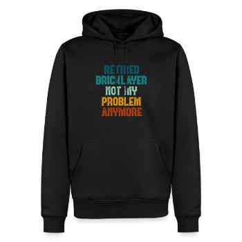 Mason Gift Profession Saying Mason - Men’s Premium Organic Hoodie - black - Front - Nico (187cm)