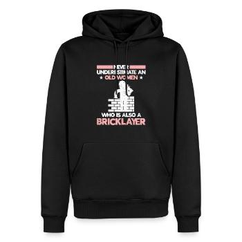 Mason Gift Profession Saying Mason - Men’s Premium Organic Hoodie - black - Front - Nico (187cm)