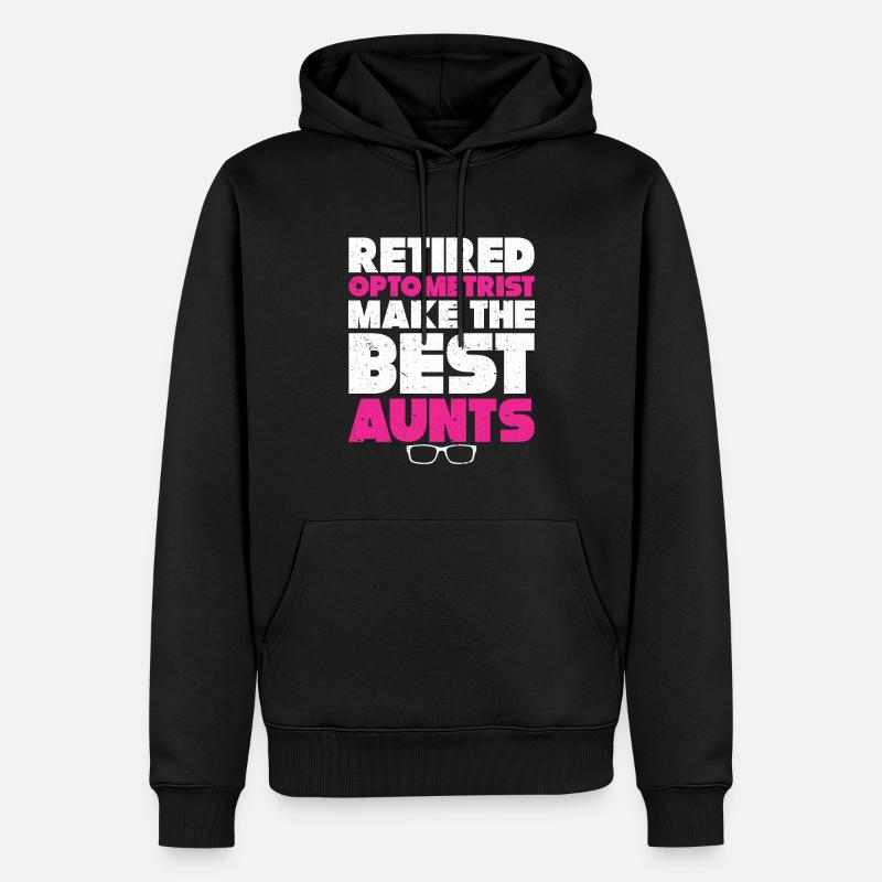 Optiker Geschenk Optometrie - Männer Premium Bio Hoodie - Schwarz
