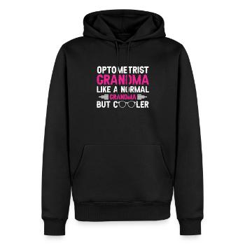 Optiker Geschenk Optometrie - Männer Premium Bio Hoodie - Schwarz - Vorne - Nico (187cm)