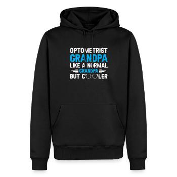 Optiker Geschenk Optometrie - Männer Premium Bio Hoodie - Schwarz - Vorne - Nico (187cm)