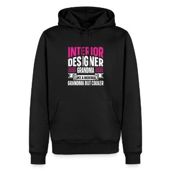Interior Designer Gift Interior Decoration Designer - Men’s Premium Organic Hoodie - black - Front - Nico (187cm)
