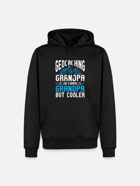 Geocaching Gift Geocacher Geocache - Men’s Premium Organic Hoodie - black
