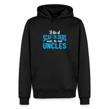 Échafaudage Cadeau Artisan Travail Échafaudage - Sweat à capuche Premium bio Homme - noir - Devant - Nico (187cm)