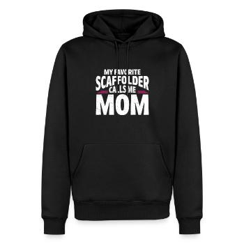 Échafaudage Cadeau Artisan Travail Échafaudage - Sweat à capuche Premium bio Homme - noir - Devant - Nico (187cm)