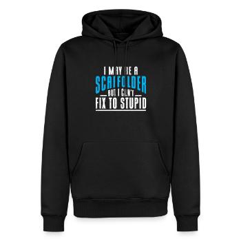 Échafaudage Cadeau Artisan Travail Échafaudage - Sweat à capuche Premium bio Homme - noir - Devant - Nico (187cm)