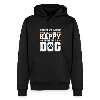 Hunde Sitter Geschenk, Professioneller Hundesitter - Männer Premium Bio Hoodie - Schwarz - Vorne - Nico (187cm)