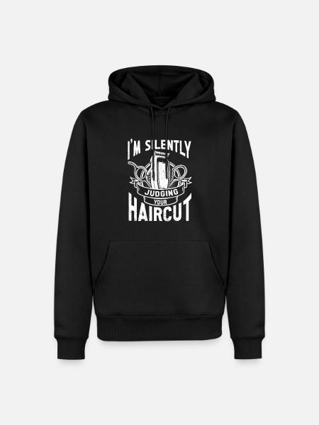 Sjov Frisør Gave Stylist Frisør - Herre Premium økologisk hoodie - sort