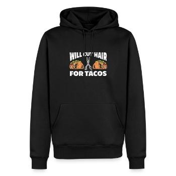 Lustiges Friseur Geschenk Stylist Friseur - Männer Premium Bio Hoodie - Schwarz - Vorne - Nico (187cm)