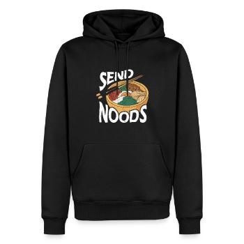 Ramen Gift Japanese noodle soup Ramen - Men’s Premium Organic Hoodie - black - Front - Nico (187cm)