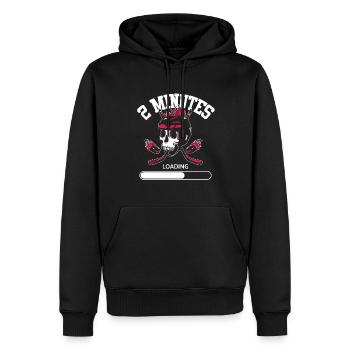 ice hockey goalie - Männer Premium Bio Hoodie - Schwarz - Vorne - Nico (187cm)