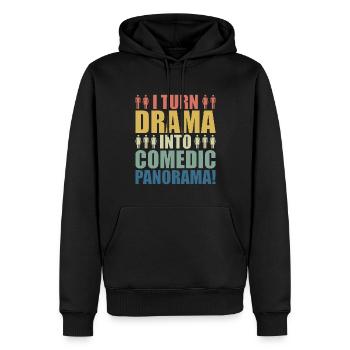 HR Manager Human Resource HR Mitarbeiter - Männer Premium Bio Hoodie - Schwarz - Vorne - Nico (187cm)