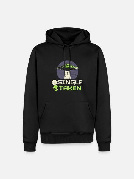 Alien Abduction Ufo - Männer Premium Bio Hoodie - Schwarz