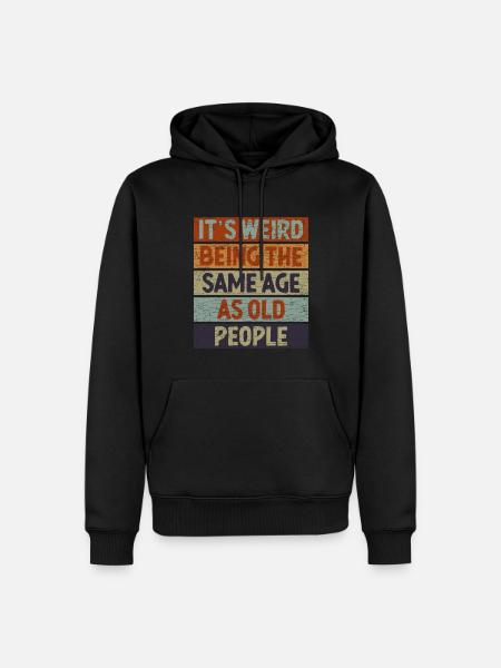 Papa Opa Geschenk - Männer Premium Bio Hoodie - Schwarz