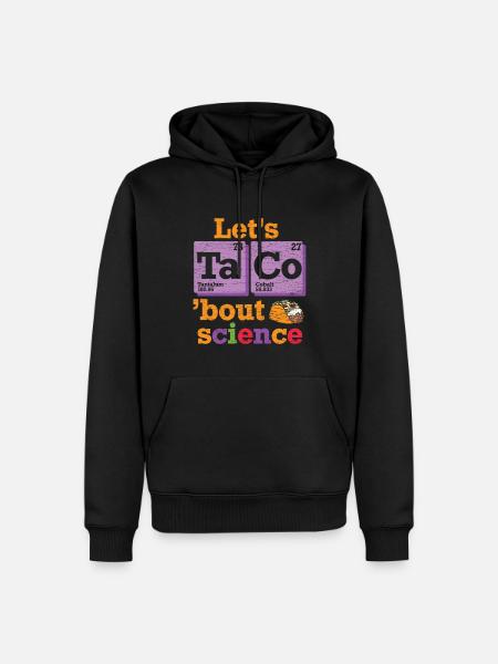 Science Wissenschaft - Männer Premium Bio Hoodie - Schwarz
