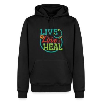 Veterinär Tierarzt Geschenk Tiermedizin - Männer Premium Bio Hoodie - Schwarz - Vorne - Nico (187cm)