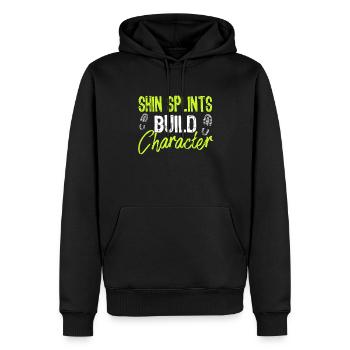 cross country xc-runner - Männer Premium Bio Hoodie - Schwarz - Vorne - Nico (187cm)