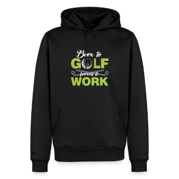 Golf Geschenk Für Golfer - Männer Premium Bio Hoodie - Schwarz - Vorne - Nico (187cm)
